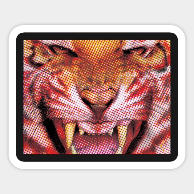 Tiger Yeah! Sticker by ConstellationPublishing